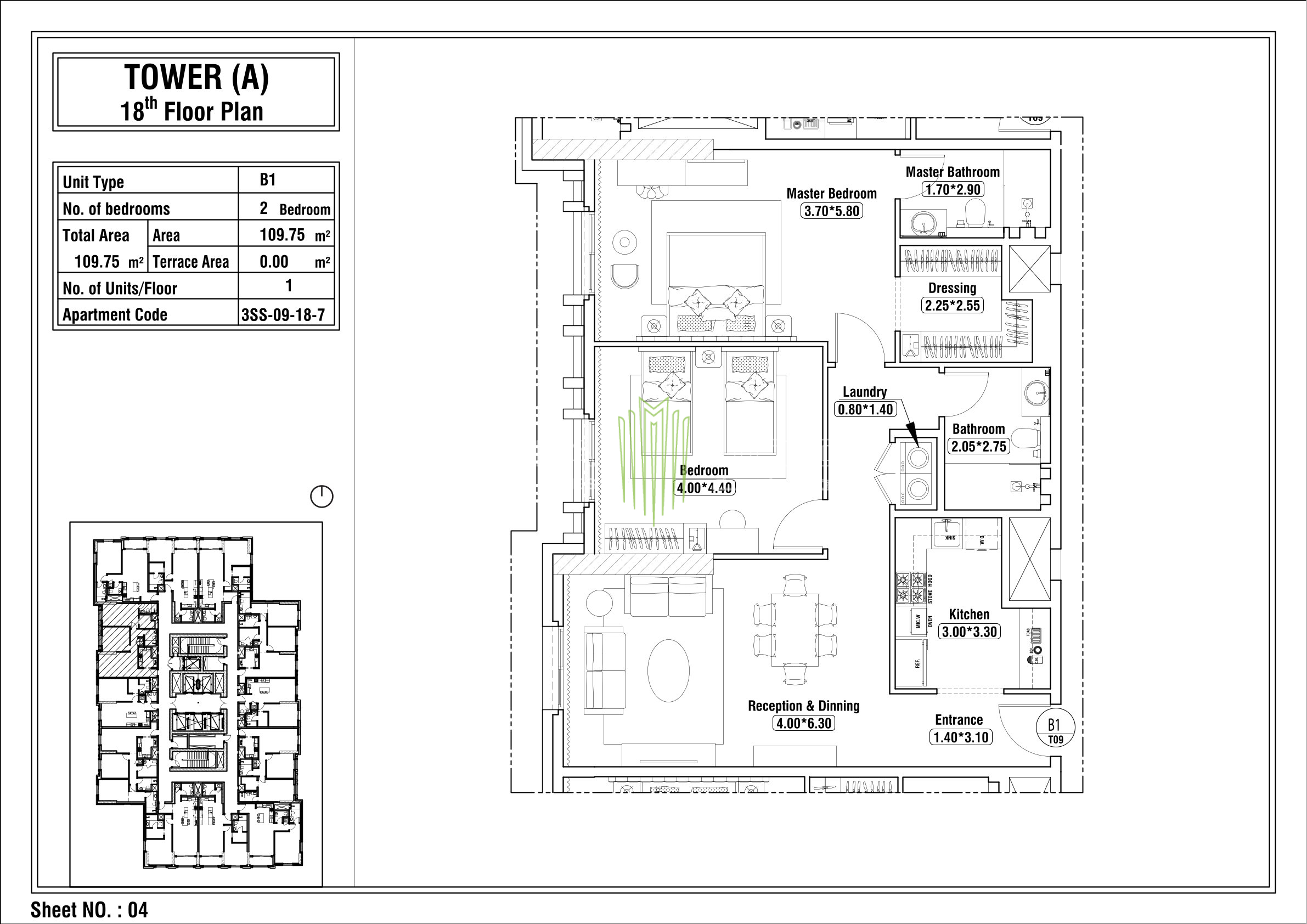 عرض تصميم الوحدة
