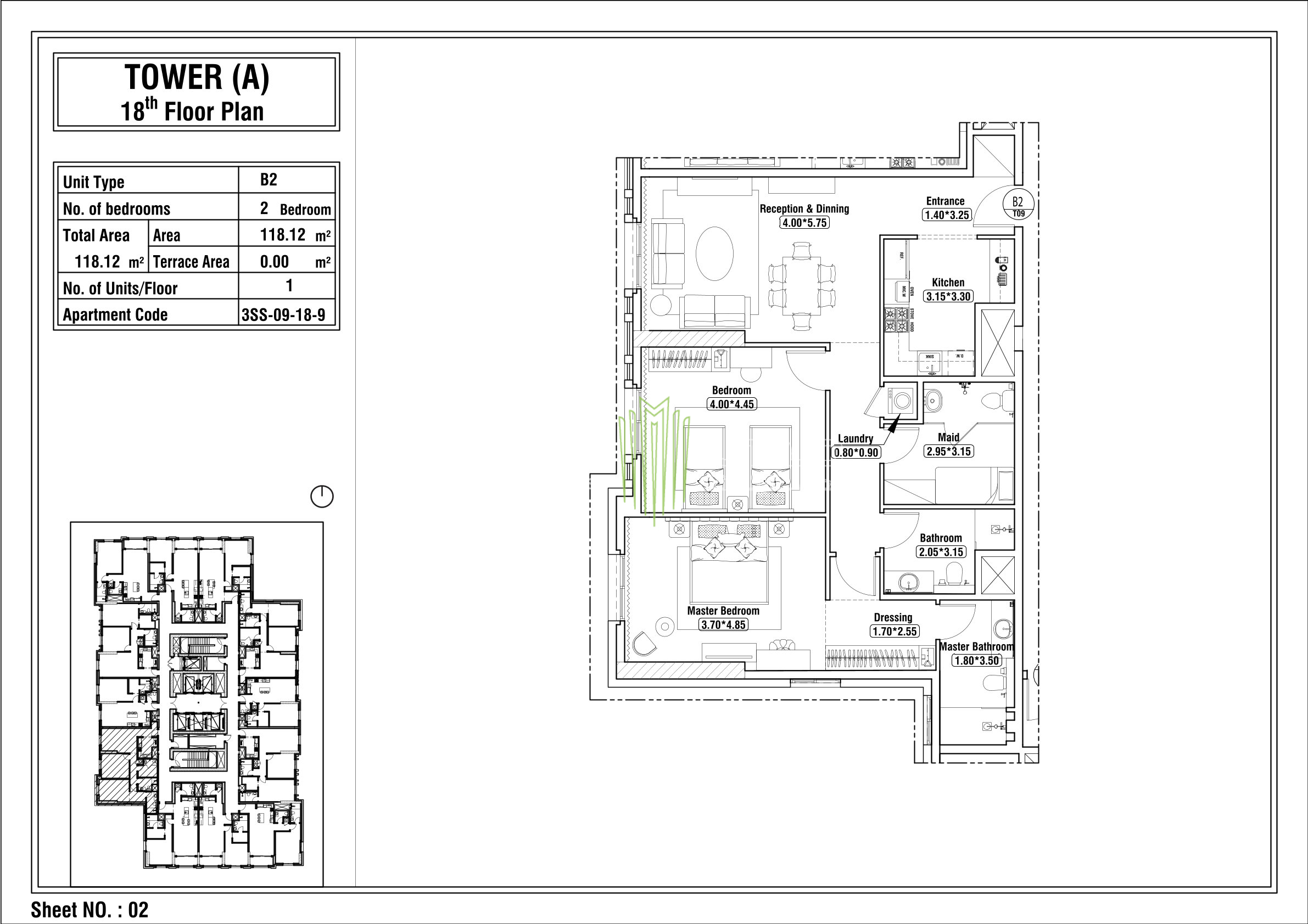 عرض تصميم الوحدة