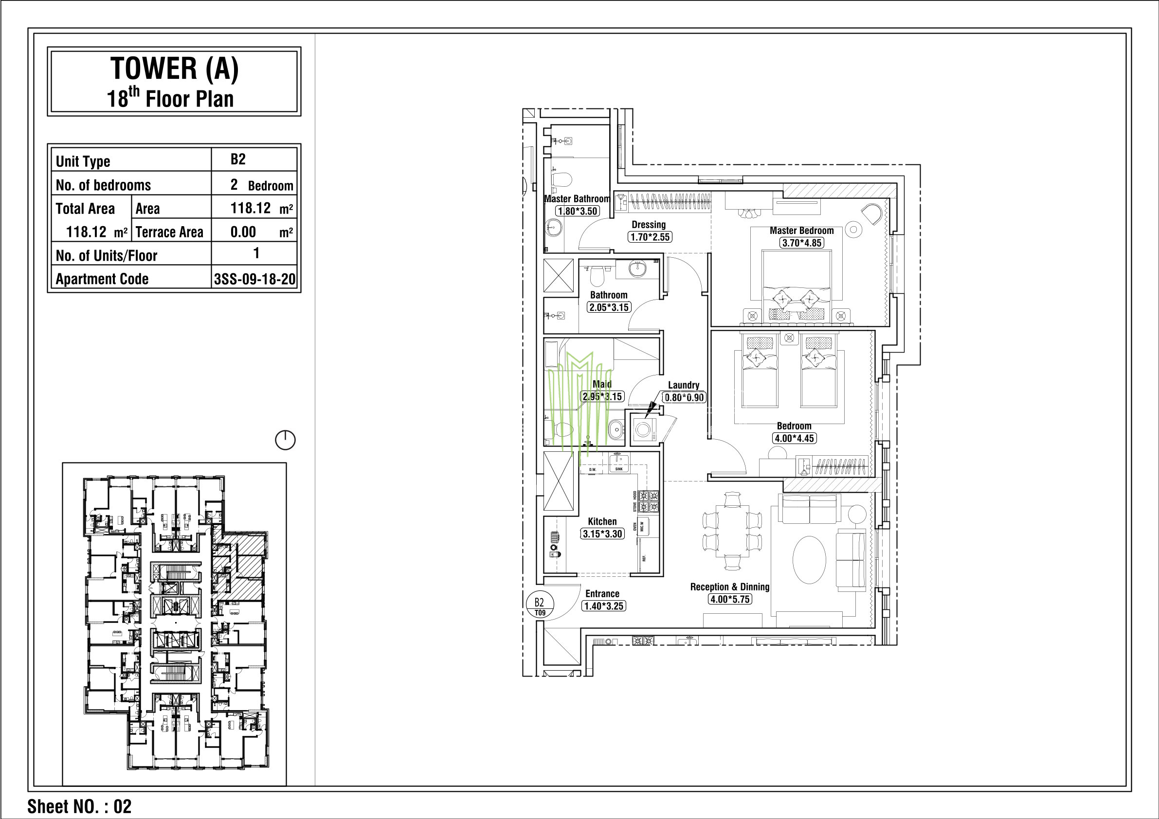 عرض تصميم الوحدة