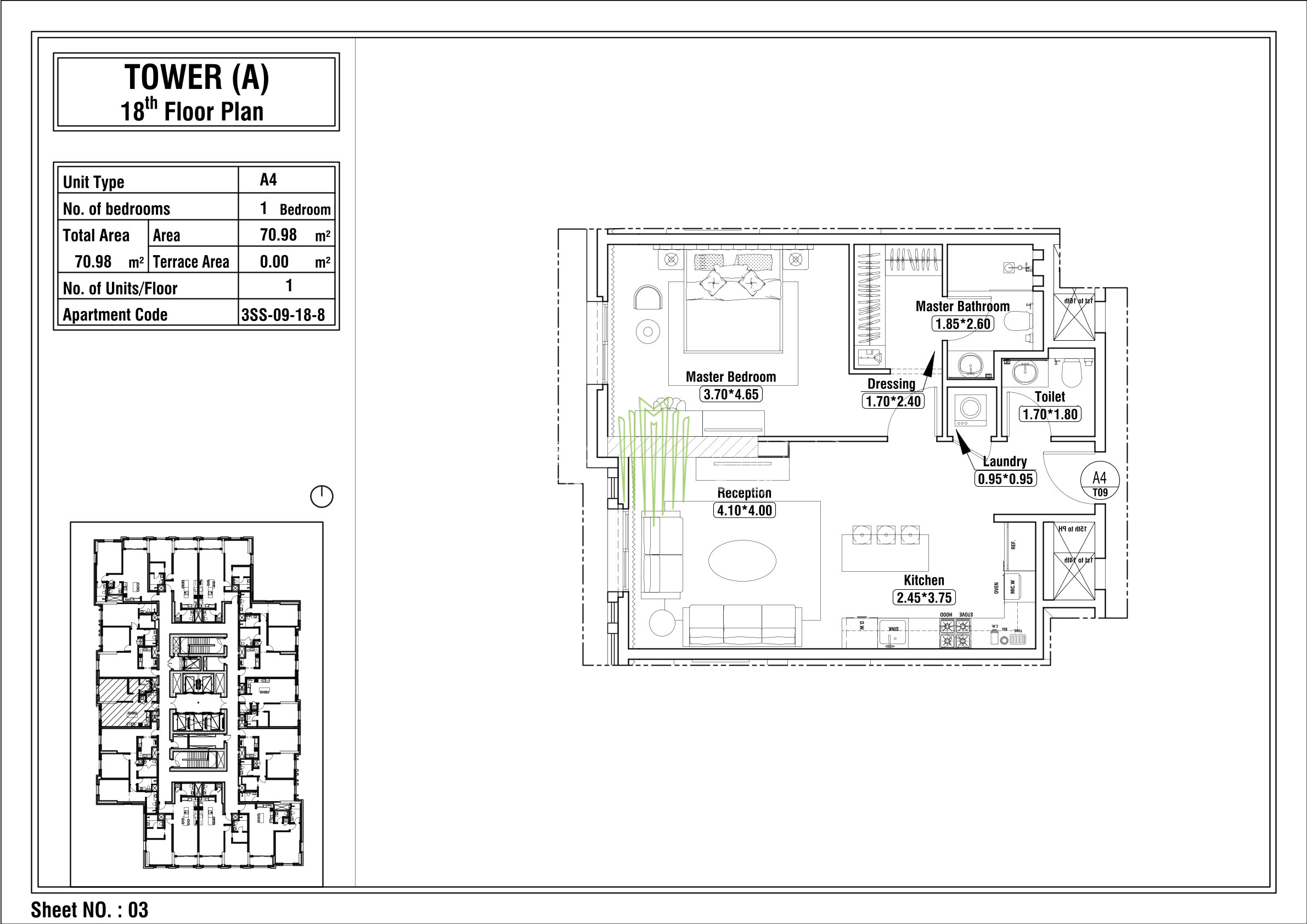 عرض تصميم الوحدة