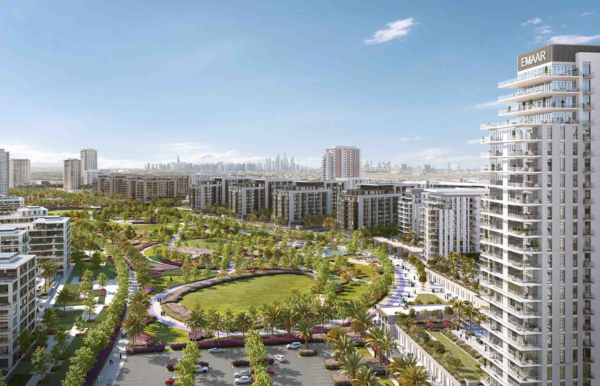 Lush Greenery and Urban Amenities at Park Field